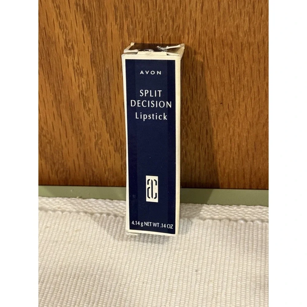 Vintage 1997 Avon Split Decision Lipstick - Plush Plum - Discontinued